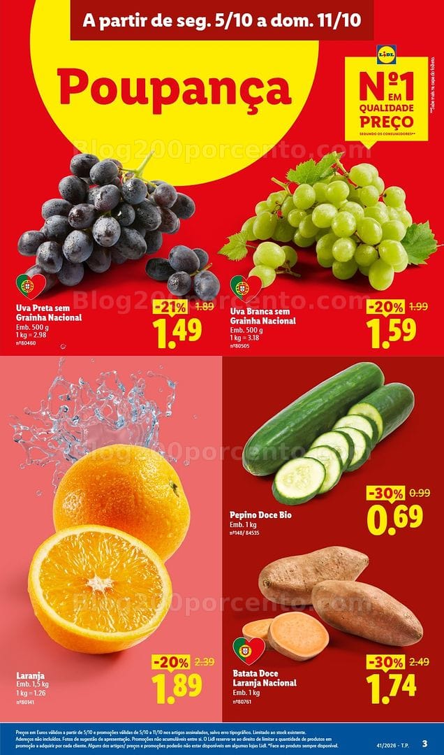 Antevisão Folheto LIDL Promoções de 5 a 11 outubro