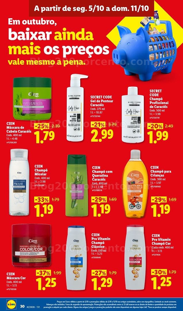 Antevisão Folheto LIDL Promoções de 5 a 11 outubro