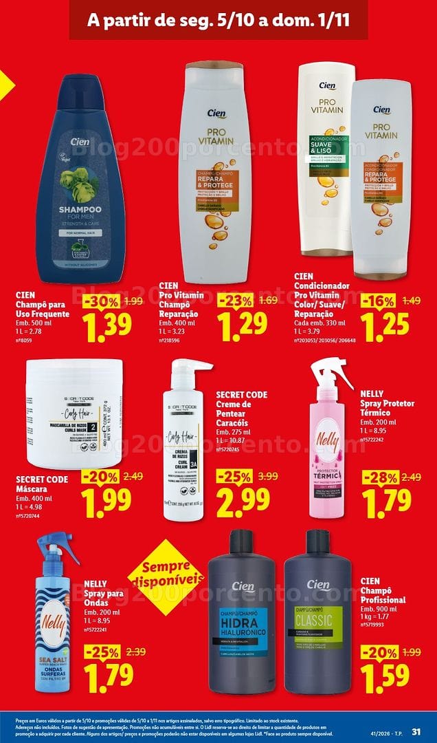 Antevisão Folheto LIDL Promoções de 5 a 11 outubro