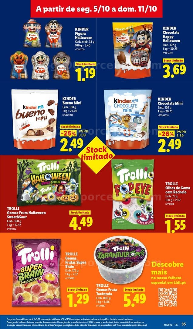 Antevisão Folheto LIDL Promoções de 5 a 11 outubro