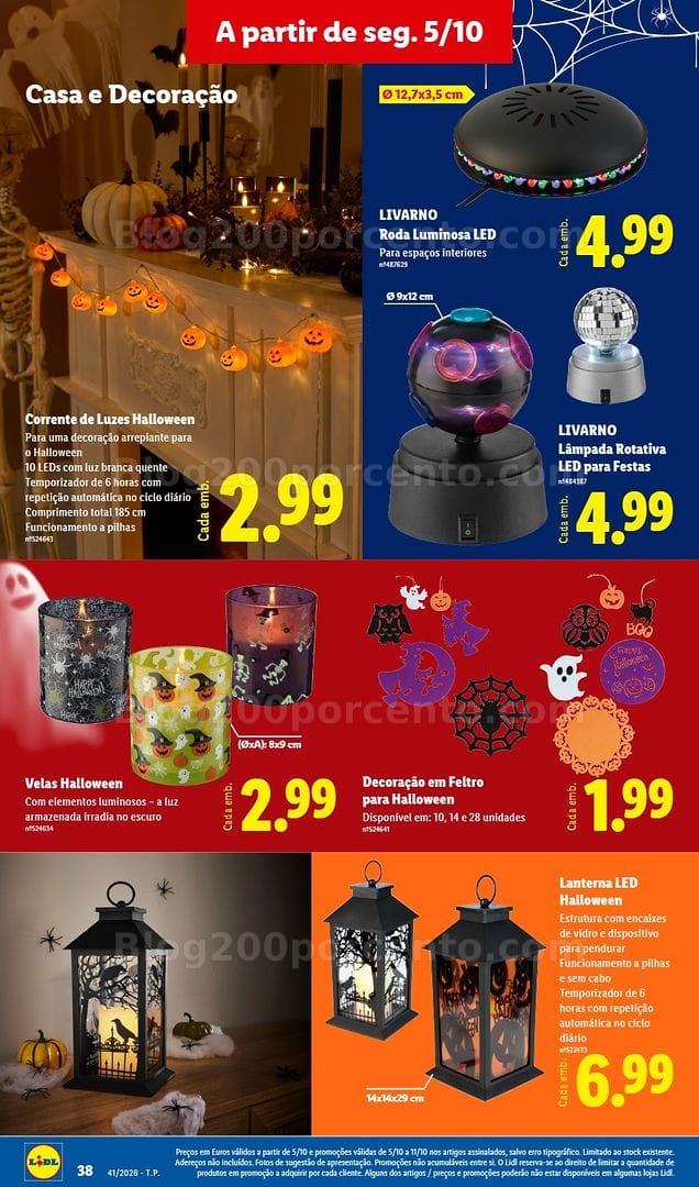 Antevisão Folheto LIDL Promoções de 5 a 11 outubro