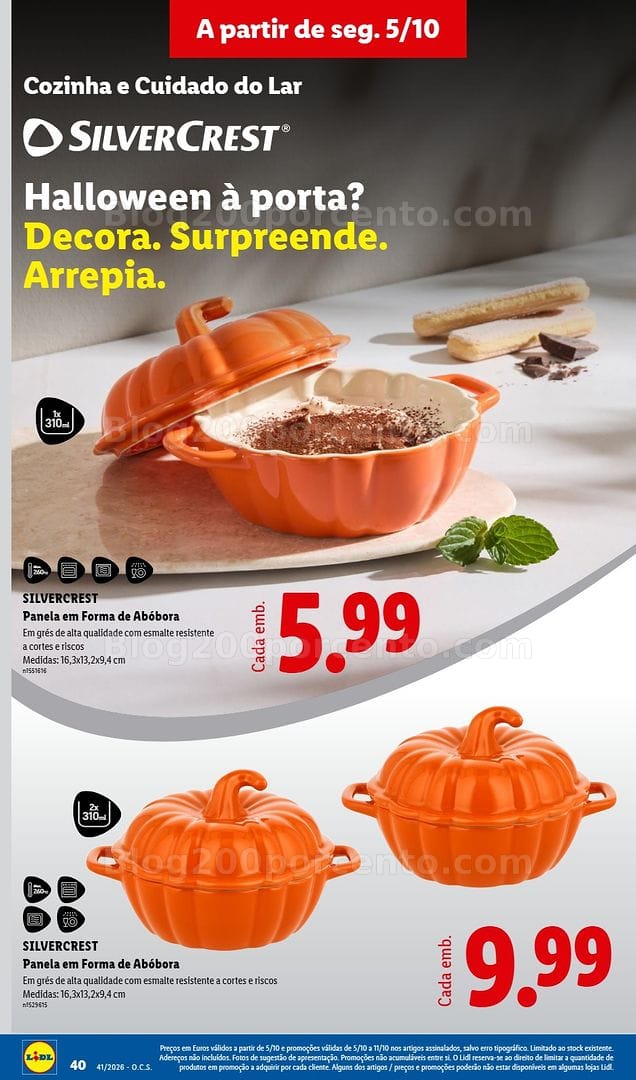Antevisão Folheto LIDL Promoções de 5 a 11 outubro