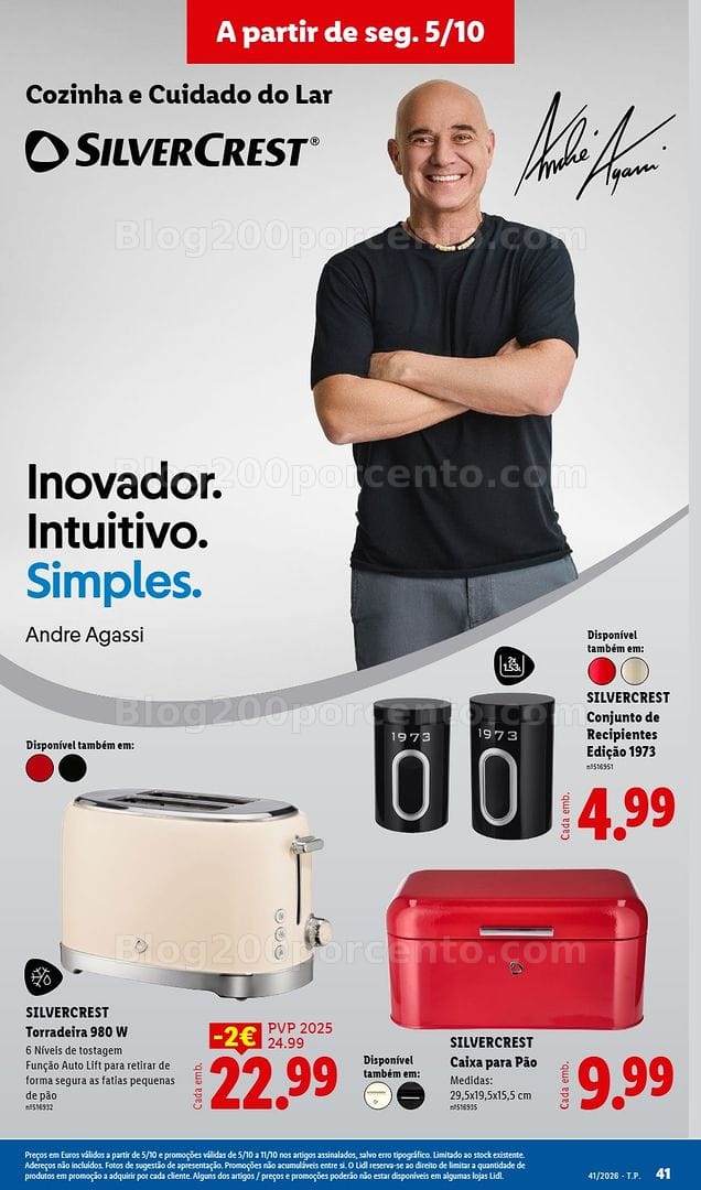 Antevisão Folheto LIDL Bazar Promoções de 5 a 15 outubro