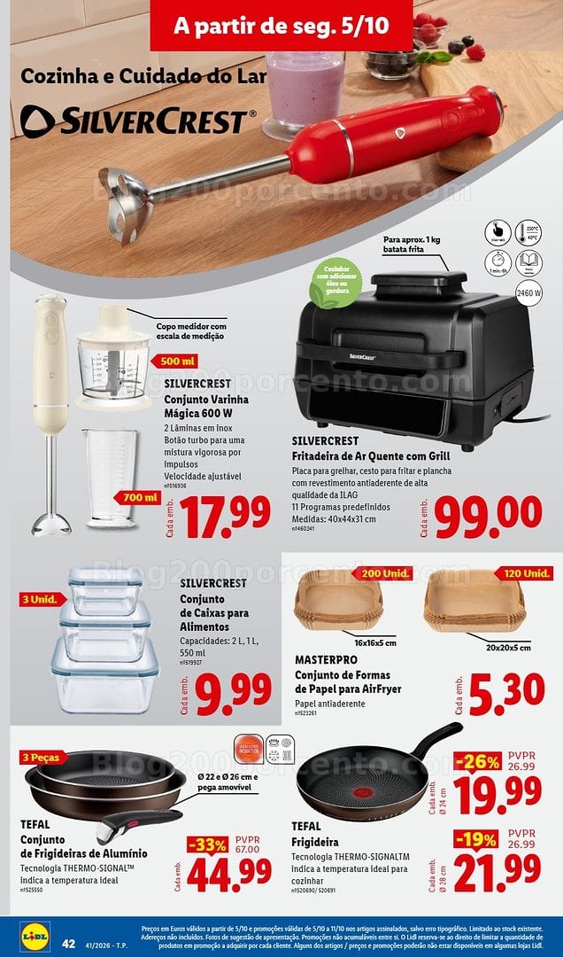 Antevisão Folheto LIDL Bazar Promoções de 5 a 11 outubro