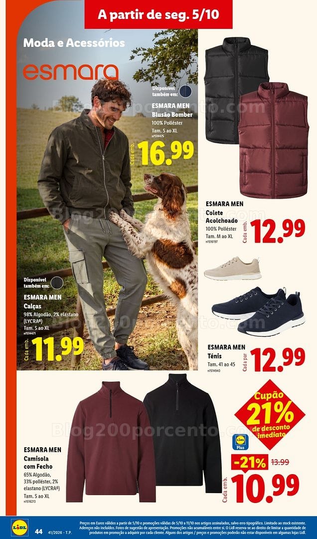Antevisão Folheto LIDL Promoções de 5 a 11 outubro