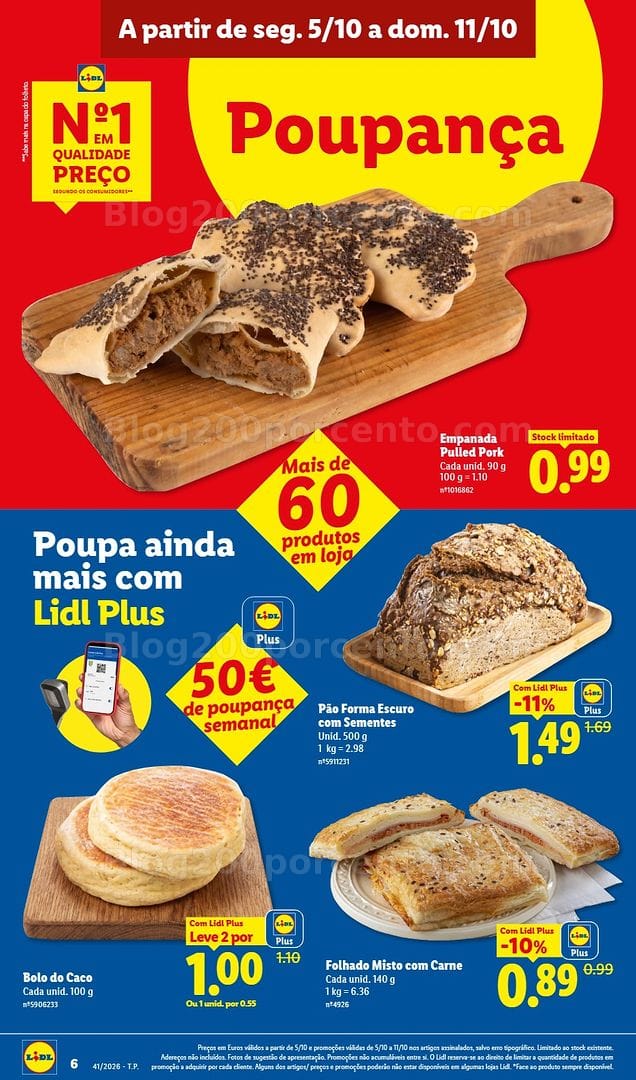Antevisão Folheto LIDL Promoções de 5 a 11 outubro