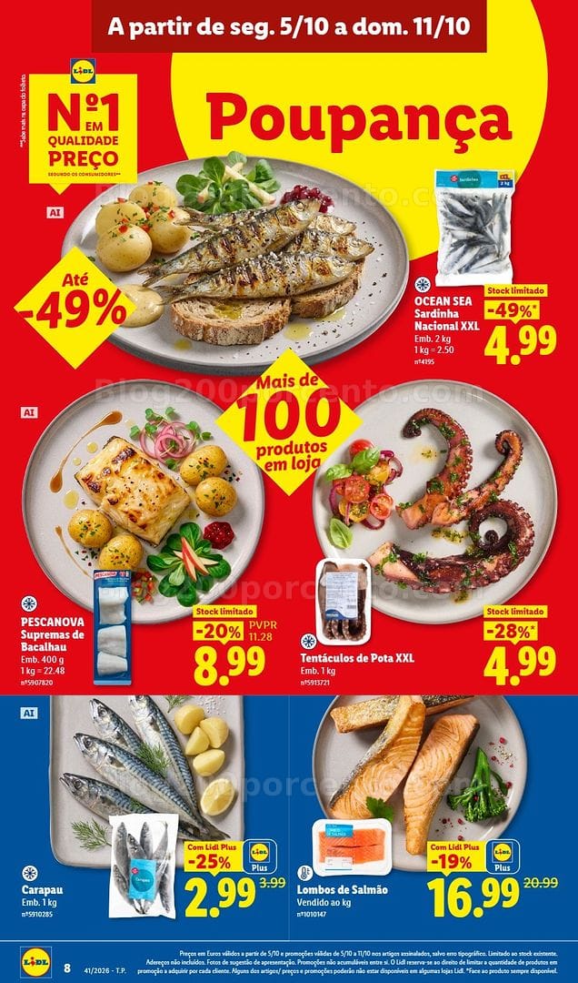Antevisão Folheto LIDL Promoções de 5 a 11 outubro