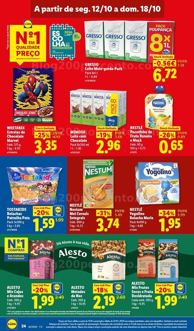 Antevisão Folheto LIDL Promoções de 12 a 18 outubro - Edição Digital