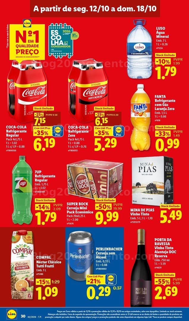 Antevisão Folheto LIDL Promoções de 12 a 18 outubro - Edição Digital