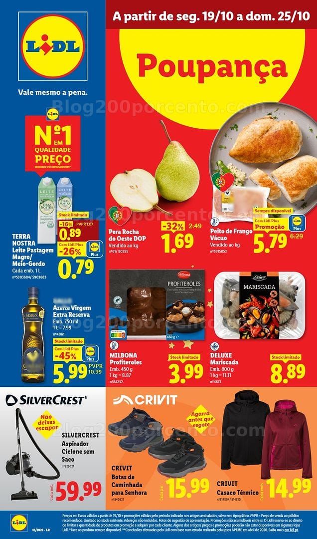 Antevisão Folheto LIDL Promoções de 19 a 25 outubro - Edição Digital