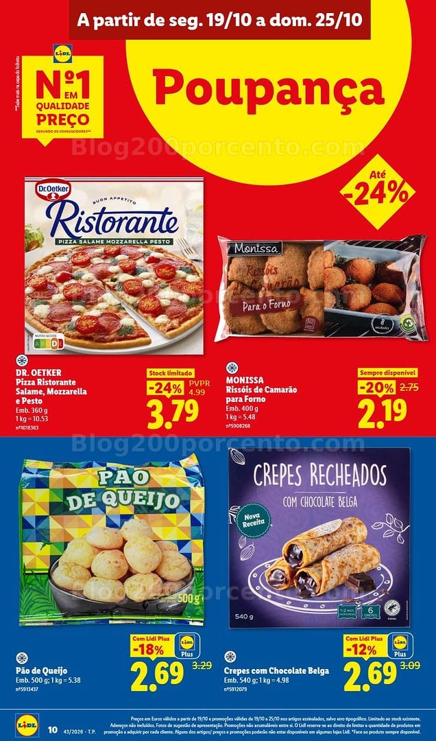 Antevisão Folheto LIDL Promoções de 19 a 25 outubro - Edição Digital