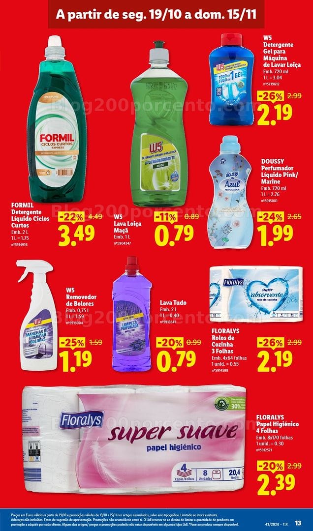 Antevisão Folheto LIDL Promoções de 19 a 25 outubro - Edição Digital
