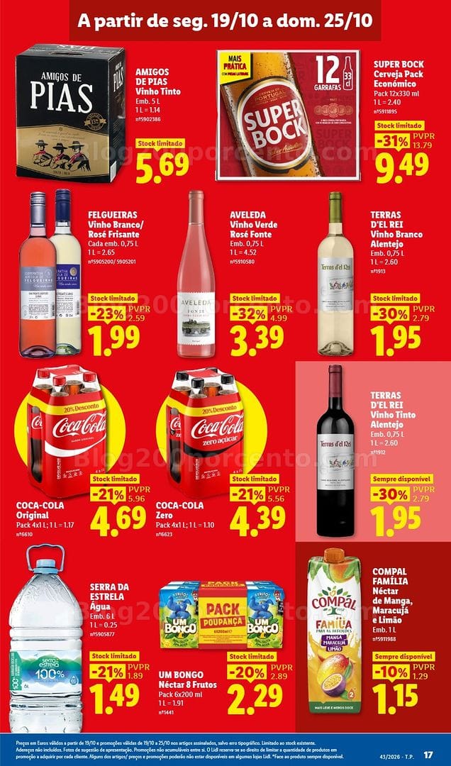 Antevisão Folheto LIDL Promoções de 19 a 25 outubro - Edição Digital