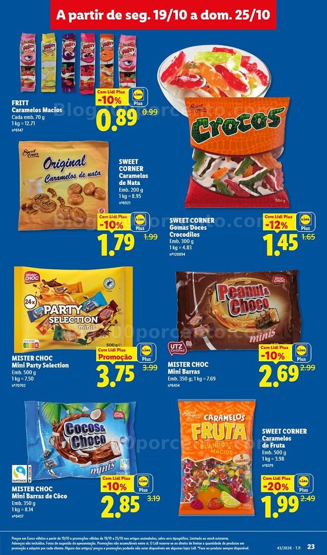 Antevisão Folheto LIDL Promoções de 19 a 25 outubro - Edição Digital