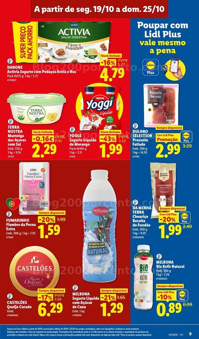 Antevisão Folheto LIDL Promoções de 19 a 25 outubro - Edição Digital
