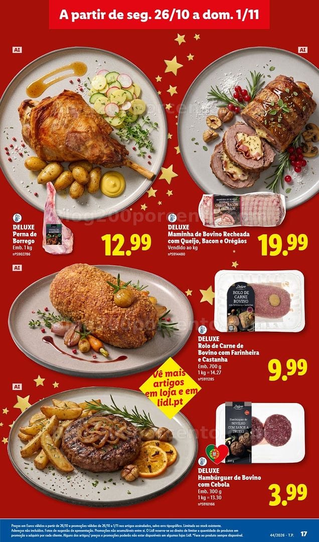 Antevisão Folheto LIDL Promoções de 26 outubro a 1 novembro