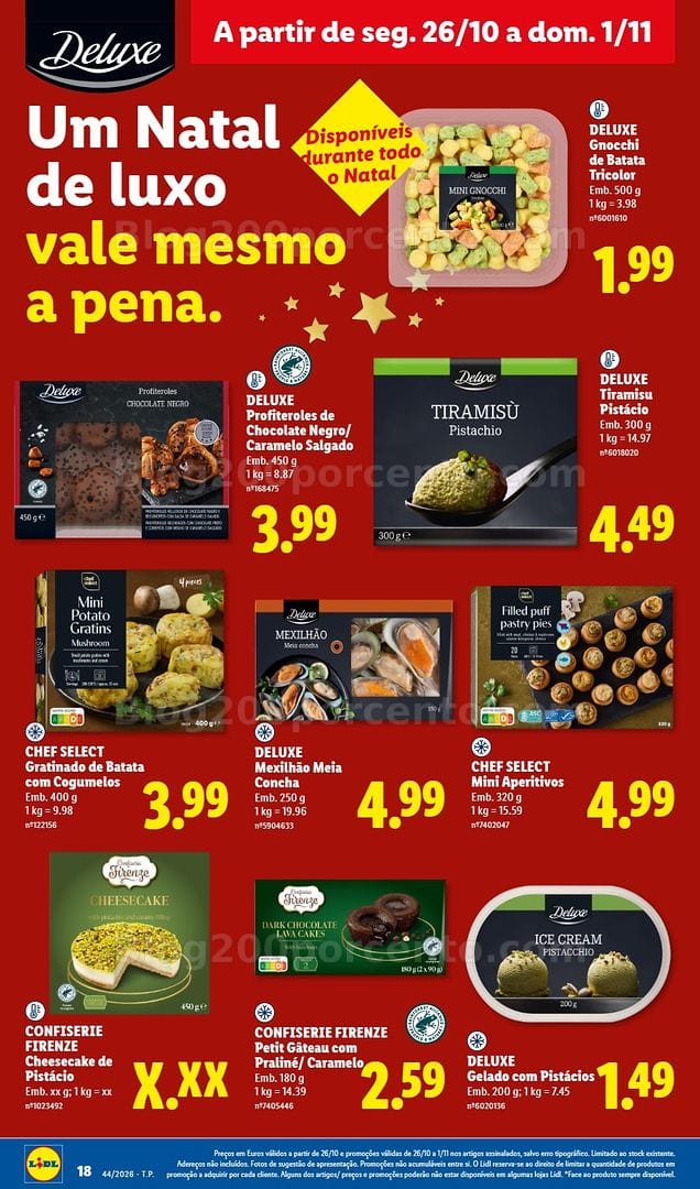 Antevisão Folheto LIDL Promoções de 26 outubro a 1 novembro