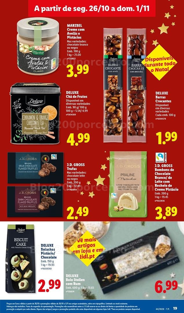 Antevisão Folheto LIDL Promoções de 26 outubro a 1 novembro