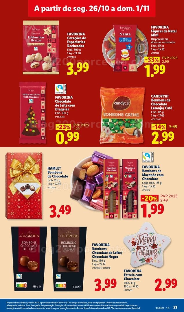 Antevisão Folheto LIDL Promoções de 26 outubro a 1 novembro