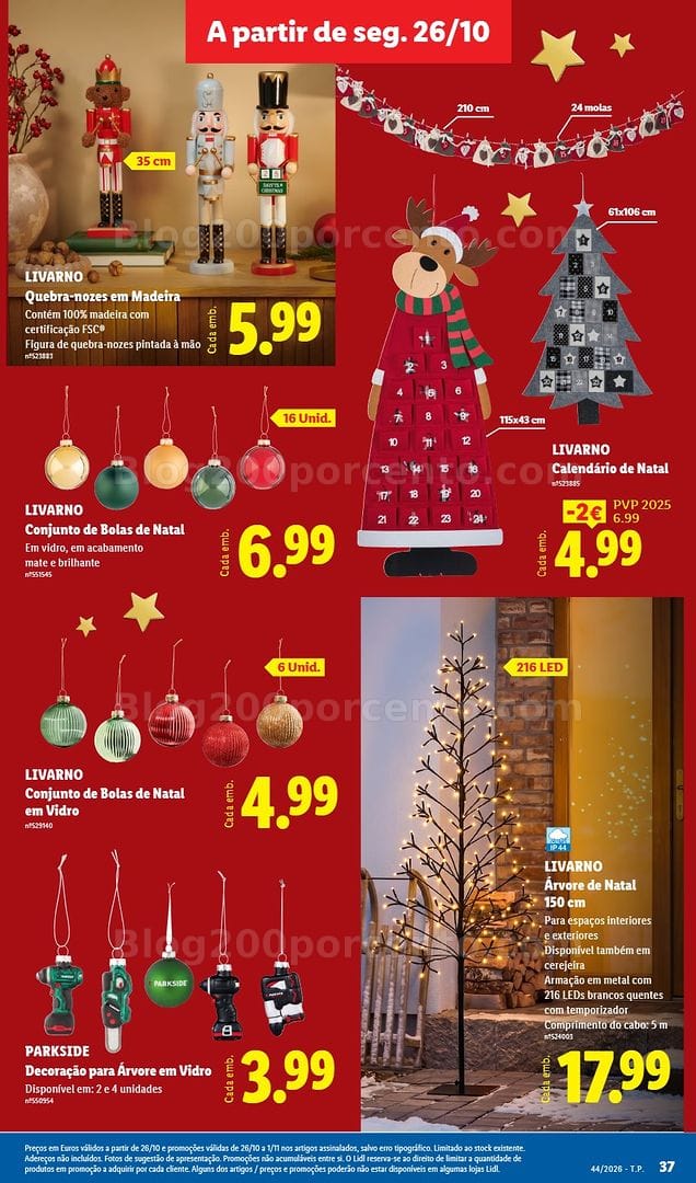Antevisão Folheto LIDL Promoções de 26 outubro a 1 novembro