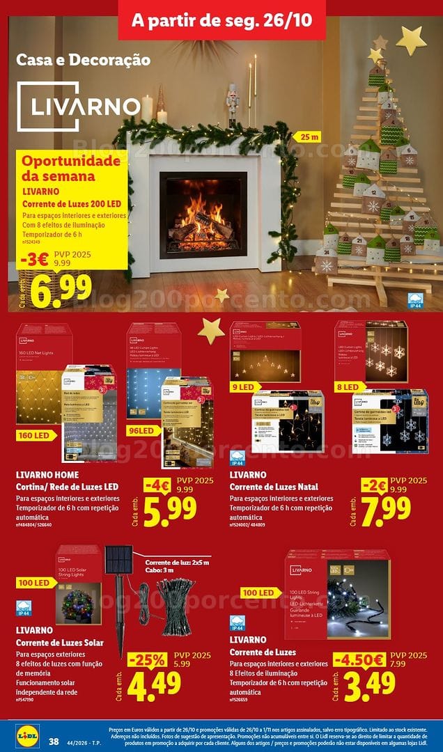 Antevisão Folheto LIDL Promoções de 26 outubro a 1 novembro
