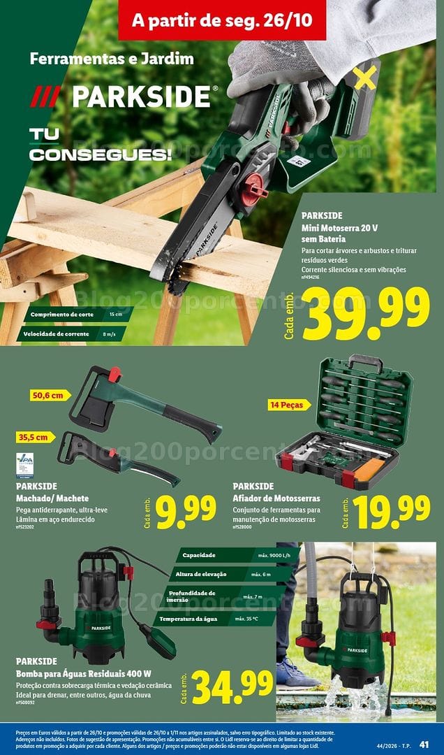 Antevisão Folheto LIDL Promoções de 26 outubro a 1 novembro