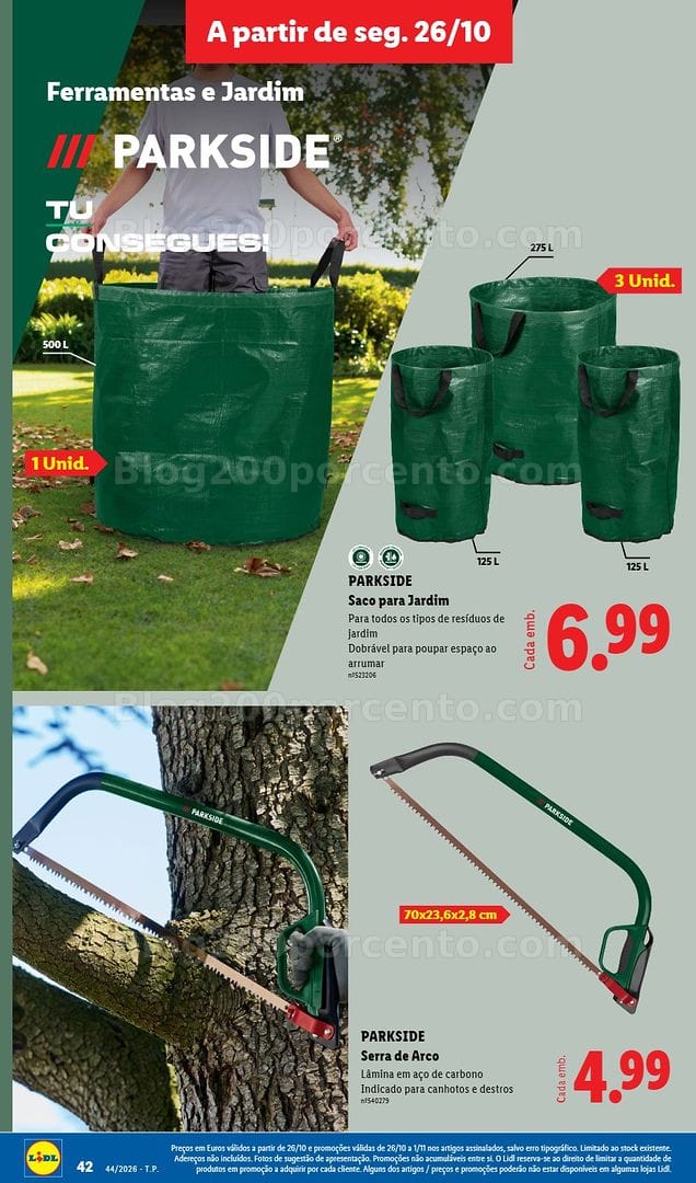 Antevisão Folheto LIDL Promoções de 26 outubro a 1 novembro