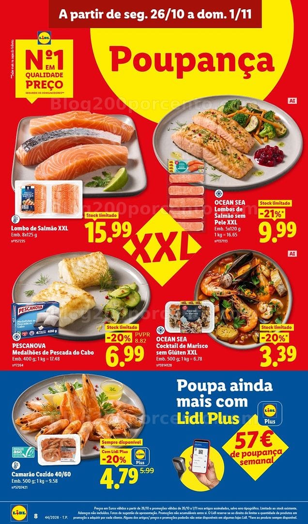 Antevisão Folheto LIDL Promoções de 26 outubro a 1 novembro