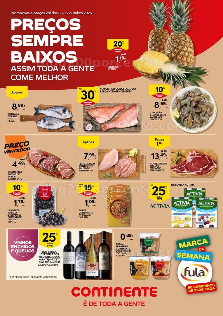 Antevisão Folheto CONTINENTE Bom Dia Promoções de 6 a 12 outubro
