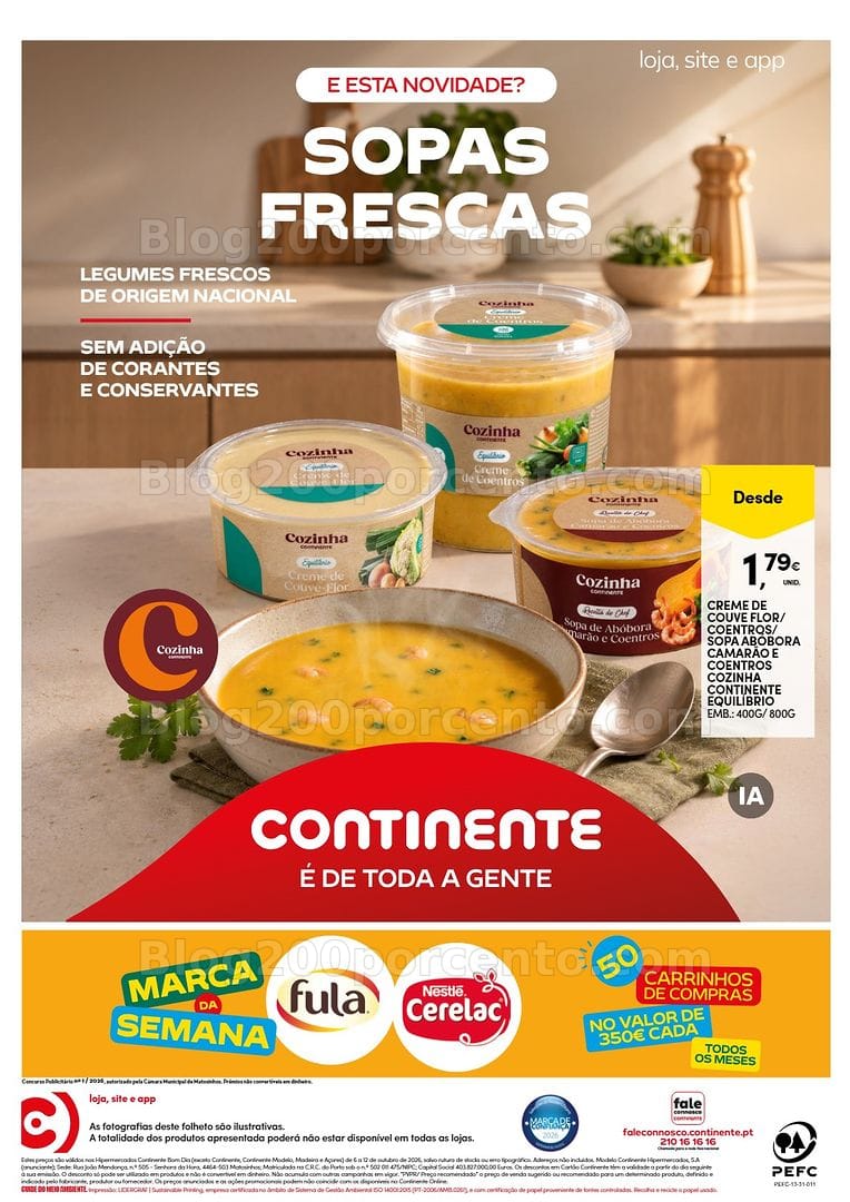 Antevisão Folheto CONTINENTE Bom Dia Promoções de 6 a 12 outubro