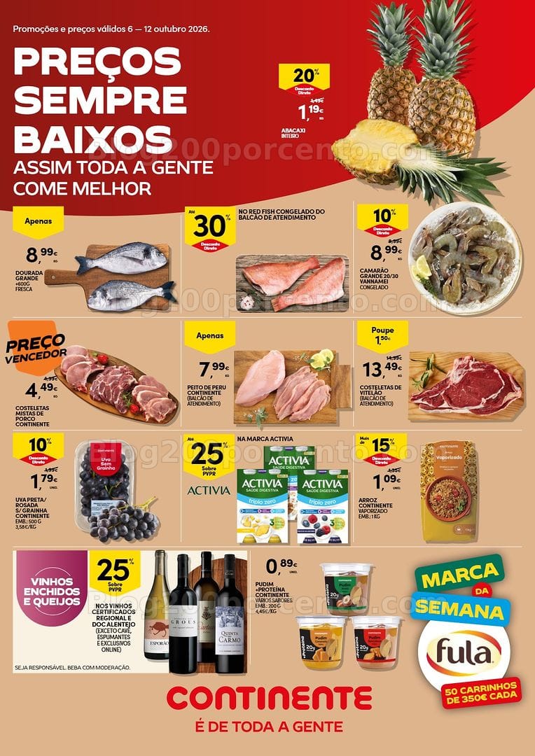 Antevisão Folheto CONTINENTE Promoções de 8 a 14 outubro - Edição Digital