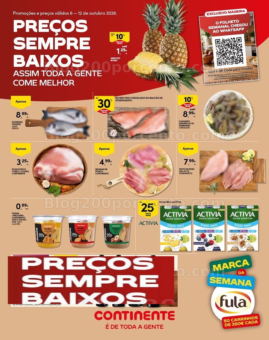 Antevisão Folheto CONTINENTE Madeira Promoções de 8 a 14 outubro