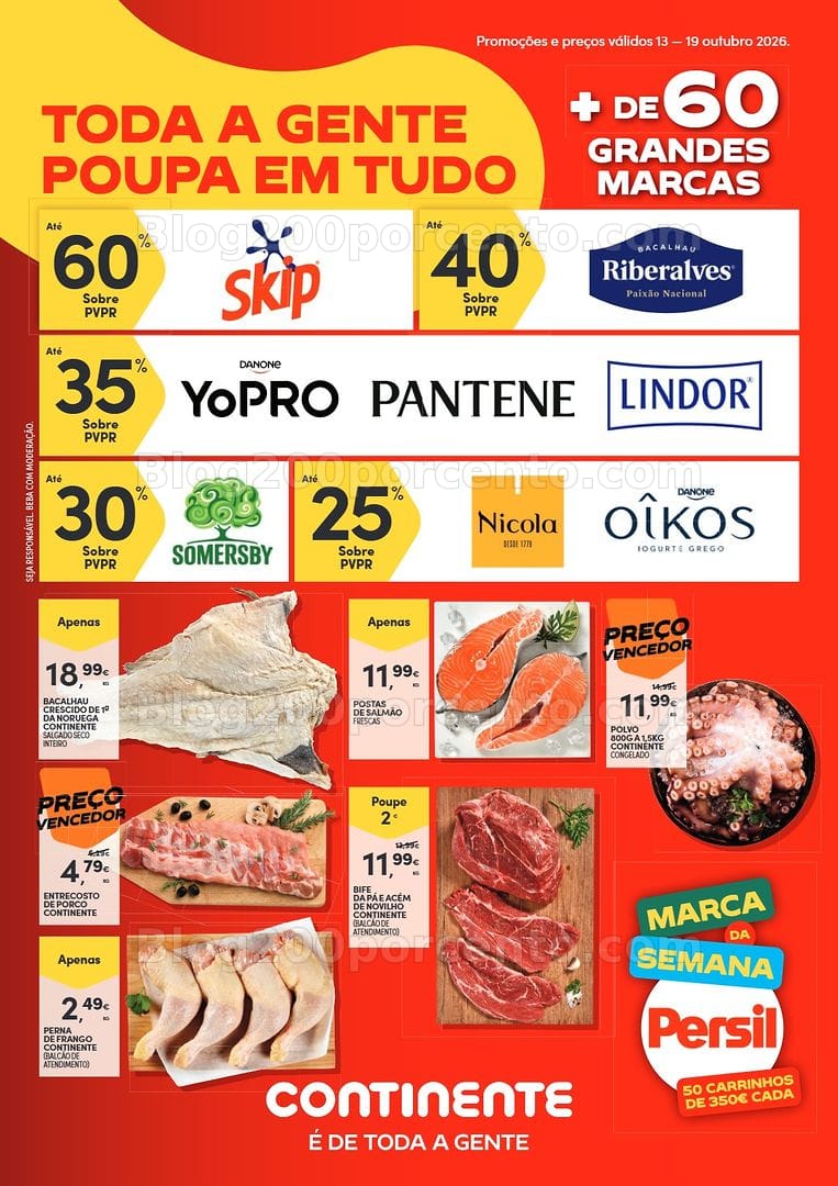 Antevisão Folheto CONTINENTE Bom Dia Promoções de 13 a 19 outubro