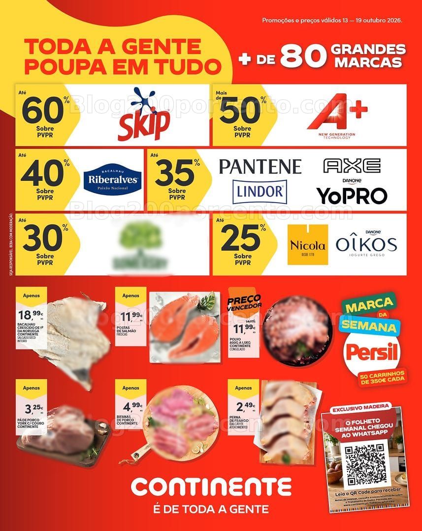 Antevisão Folheto CONTINENTE Madeira Promoções de 13 a 19 outubro