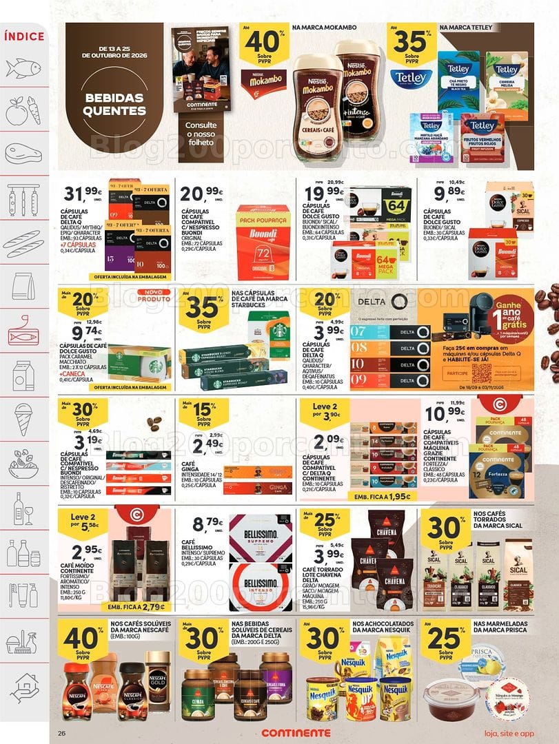 Antevisão Folheto CONTINENTE Promoções de 13 a 19 outubro - Edição Digital
