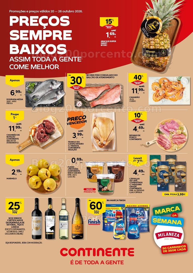 Antevisão Folheto CONTINENTE Bom Dia Promoções de 20 a 26 outubro