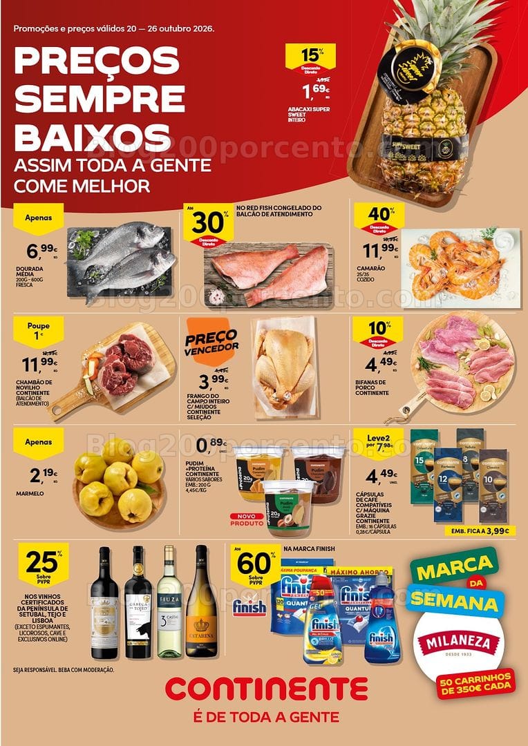 Antevisão Folheto CONTINENTE Promoções de 20 a 26 outubro - Edição Digital