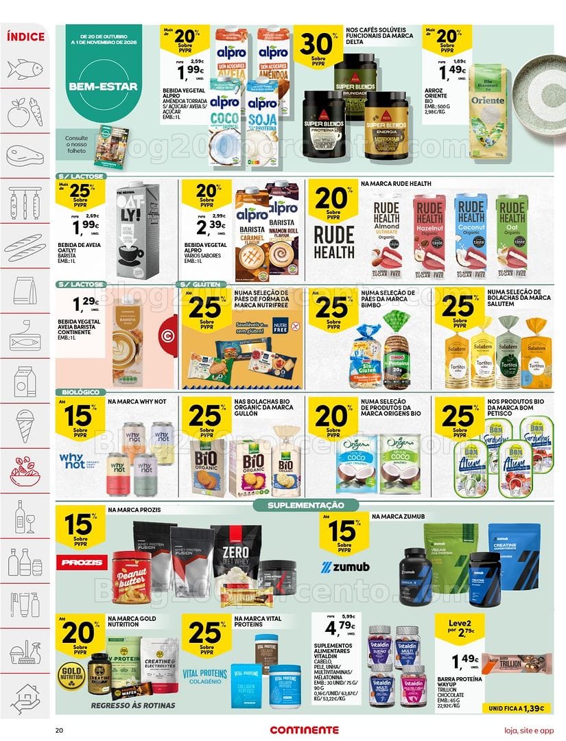 Antevisão Folheto CONTINENTE Promoções de 20 a 26 outubro - Edição Digital