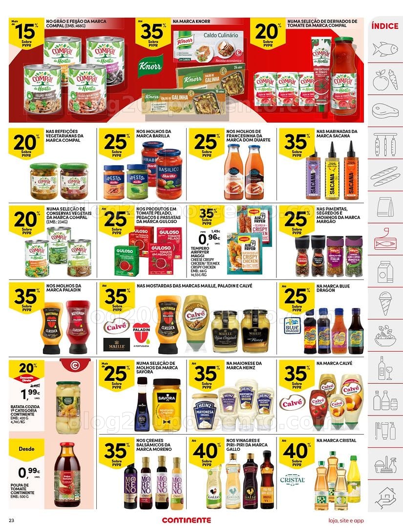 Antevisão Folheto CONTINENTE Promoções de 20 a 26 outubro - Edição Digital