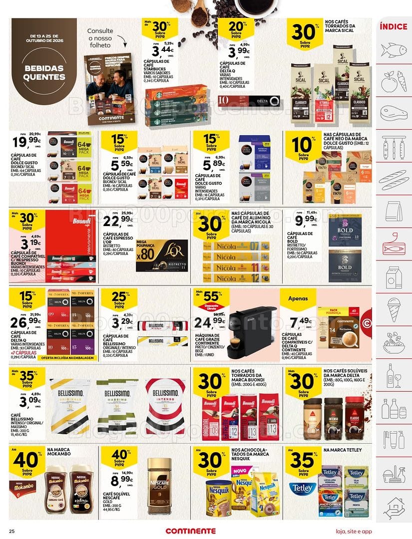 Antevisão Folheto CONTINENTE Promoções de 20 a 26 outubro - Edição Digital