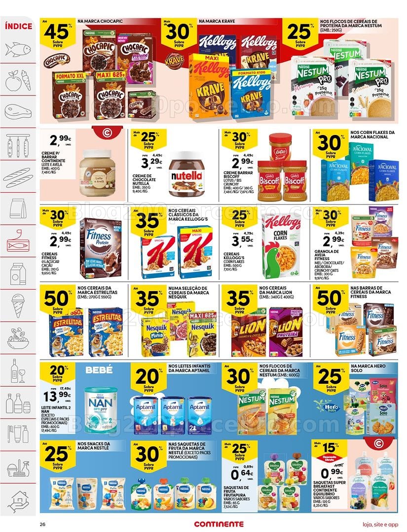 Antevisão Folheto CONTINENTE Promoções de 20 a 26 outubro - Edição Digital
