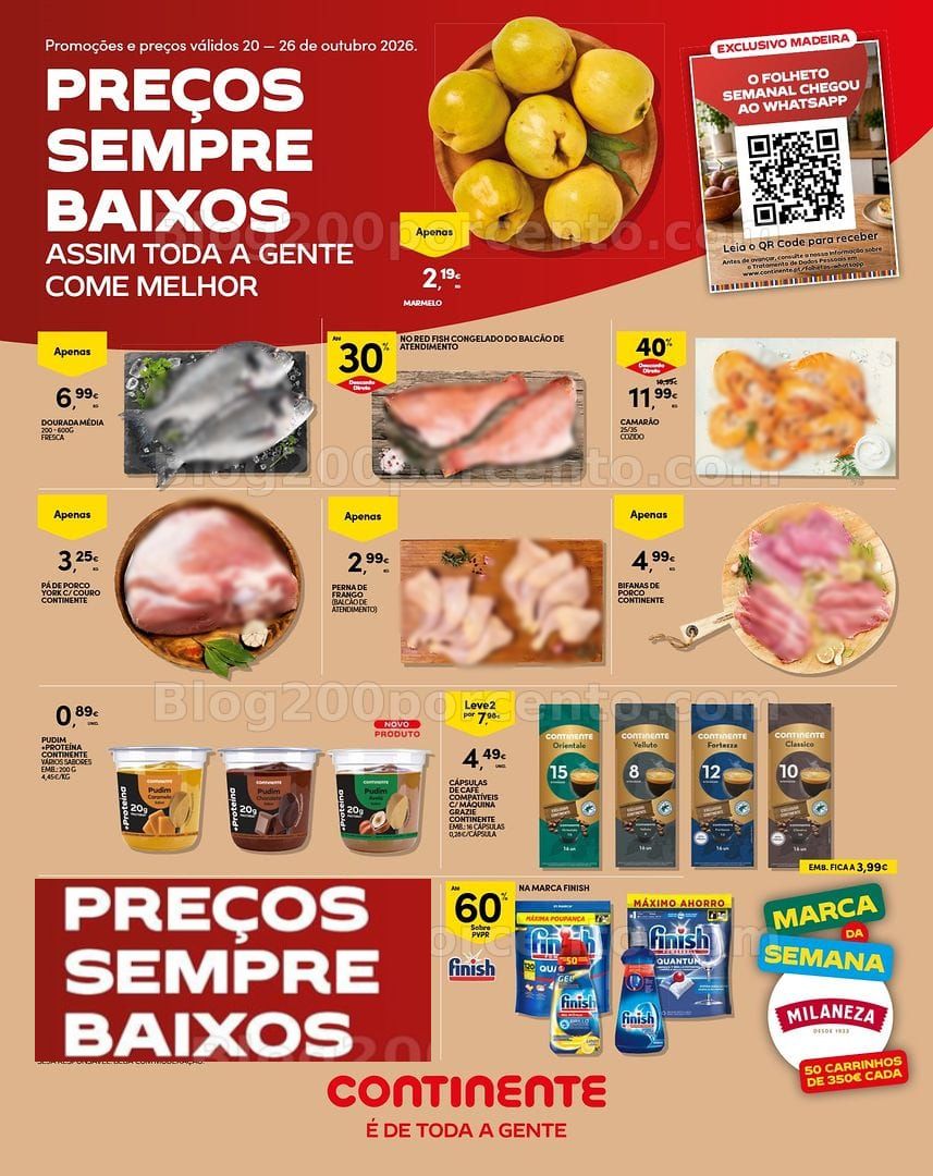 Antevisão Folheto CONTINENTE Madeira Promoções de 20 a 26 outubro