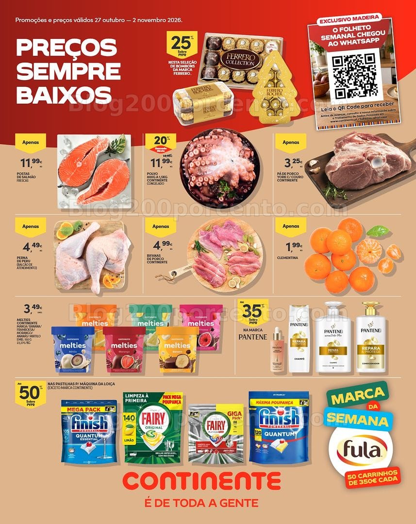 Antevisão Folheto CONTINENTE Madeira Promoções de 27 outubro a 2 novembro