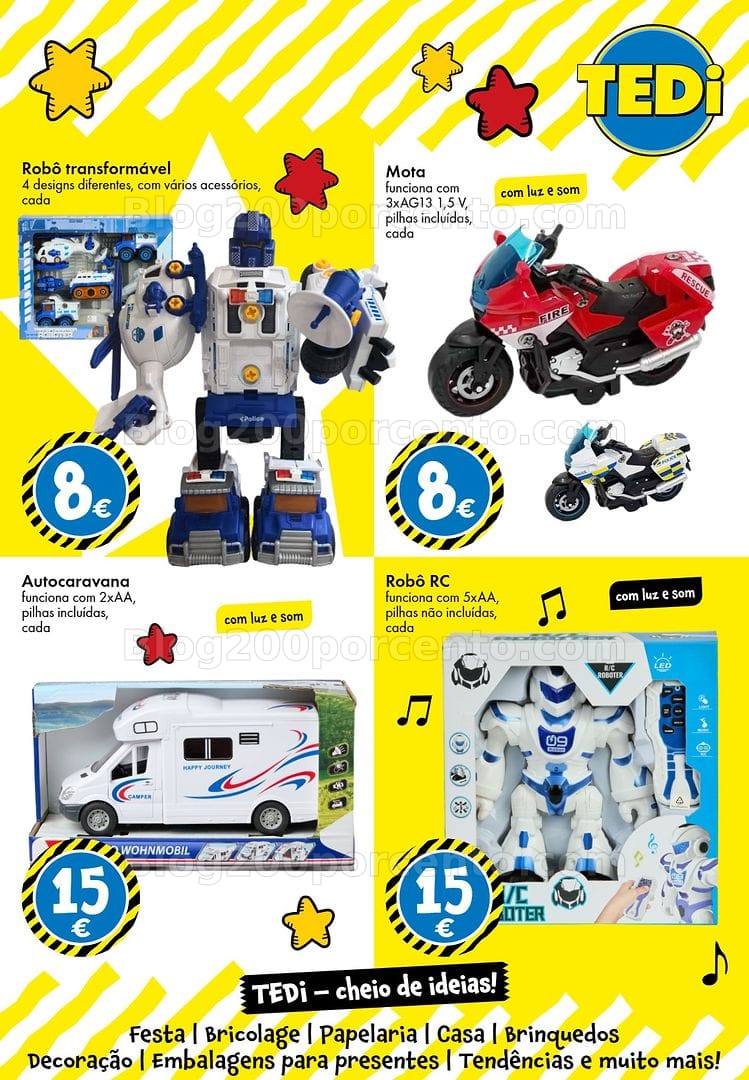 Antevisão Folheto TEDI Ofertas e Brinquedos de Natal Promoções de 24 outubro a 28 novembro