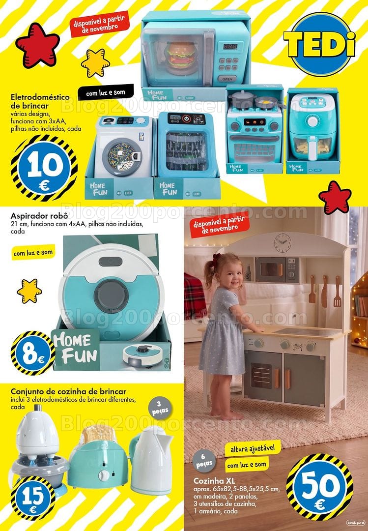 Antevisão Folheto TEDI Ofertas e Brinquedos de Natal Promoções de 24 outubro a 28 novembro