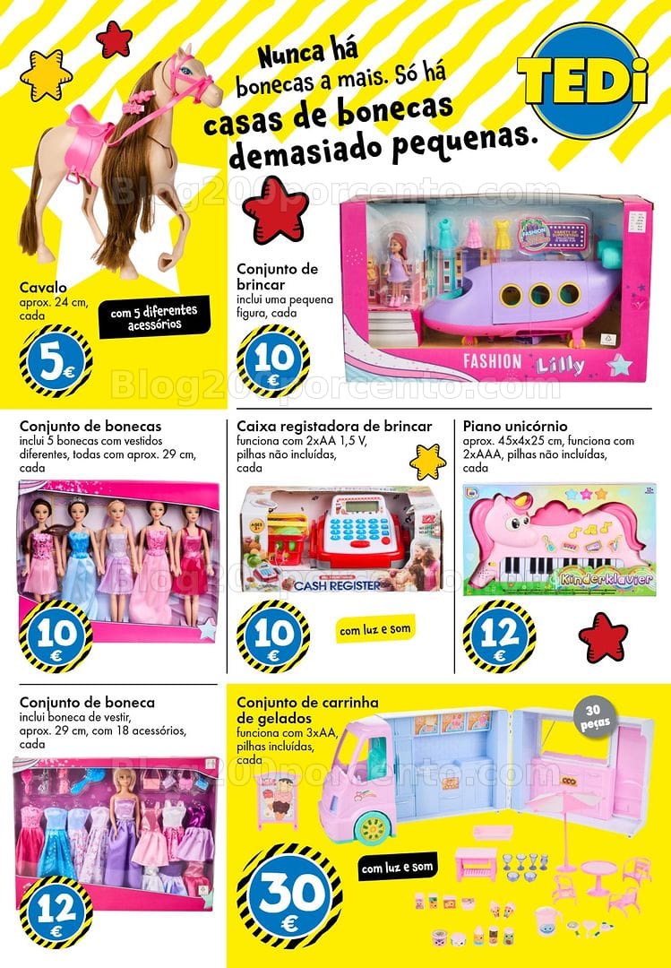 Antevisão Folheto TEDI Ofertas e Brinquedos de Natal Promoções de 24 outubro a 28 novembro