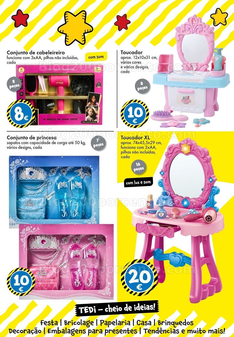 Antevisão Folheto TEDI Ofertas e Brinquedos de Natal Promoções de 24 outubro a 28 novembro