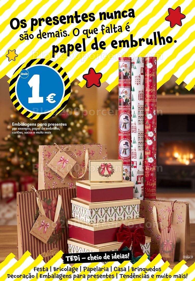 Antevisão Folheto TEDI Ofertas e Brinquedos de Natal Promoções de 24 outubro a 28 novembro