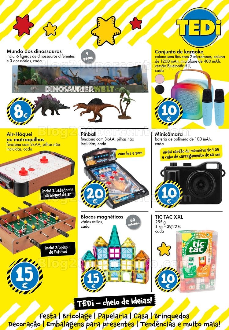 Antevisão Folheto TEDI Ofertas e Brinquedos de Natal Promoções de 24 outubro a 28 novembro