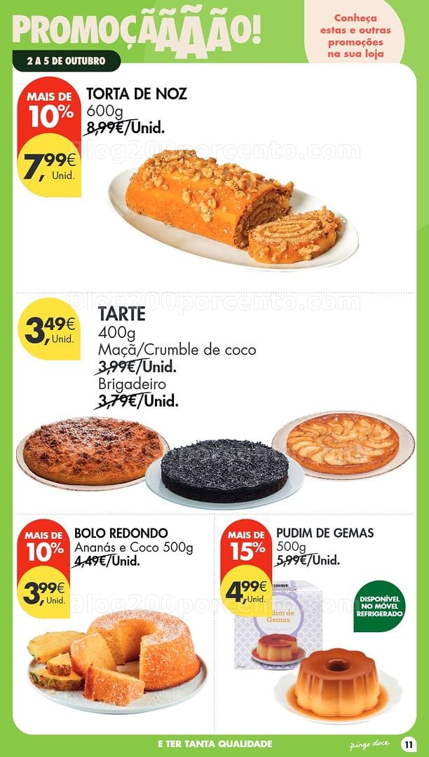 Antevisão Folheto PINGO DOCE Promoções Fim de Semana - 2 a 4 outubro